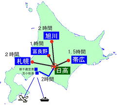 飯高町の位置図